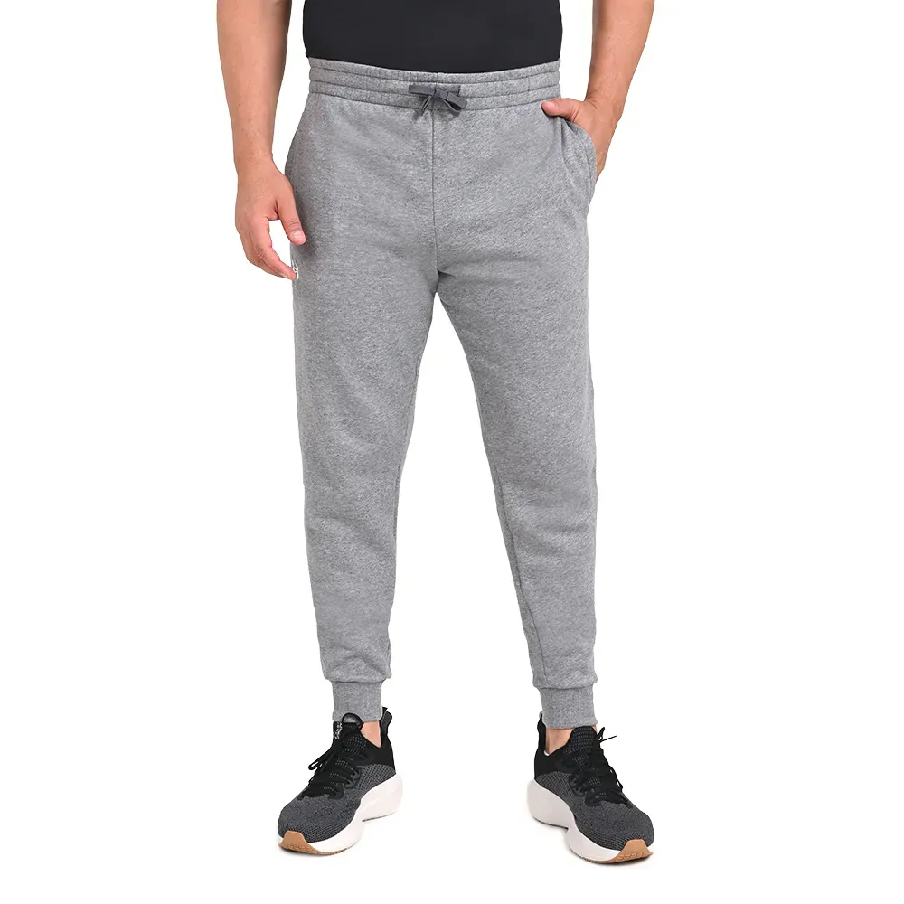 Under Armour Calca 1379774-025 M RIVAL FLEECE Cinza Algodao -7-
